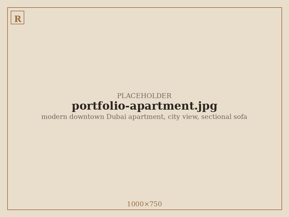 Modern downtown apartment