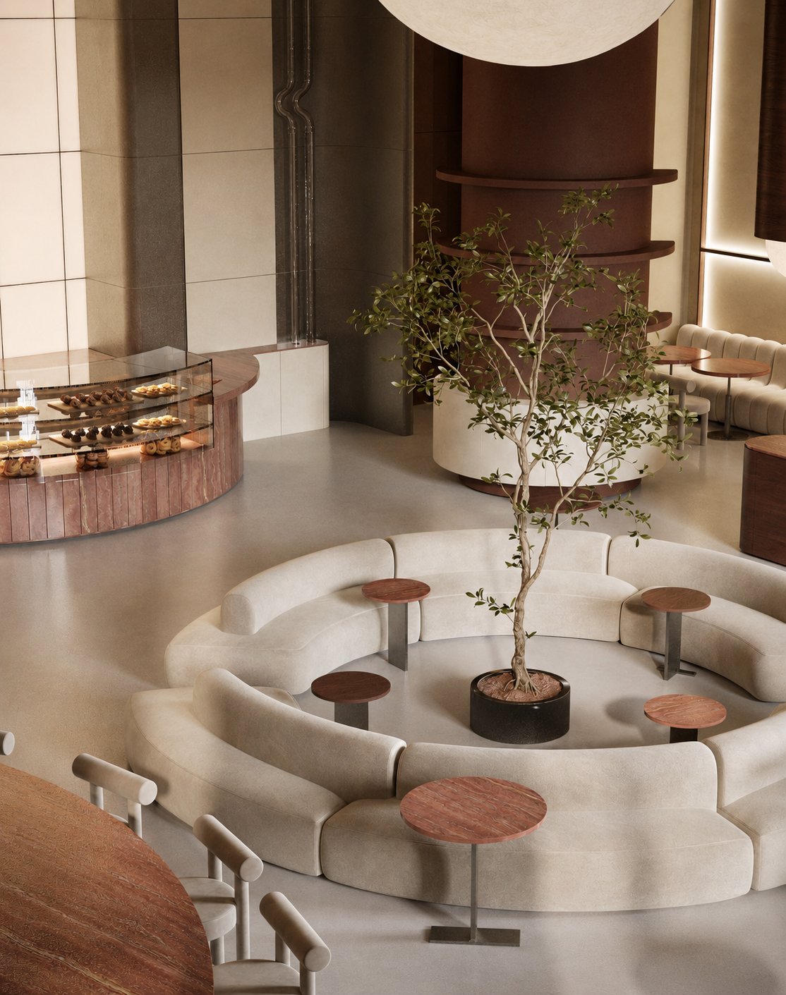 Premium café with considered zoning