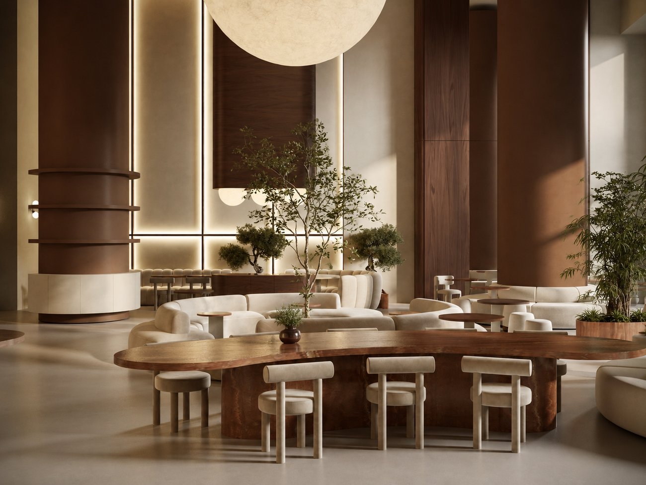 Premium café with considered zoning